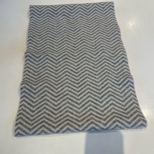 Chevron cashmere infinity scarf